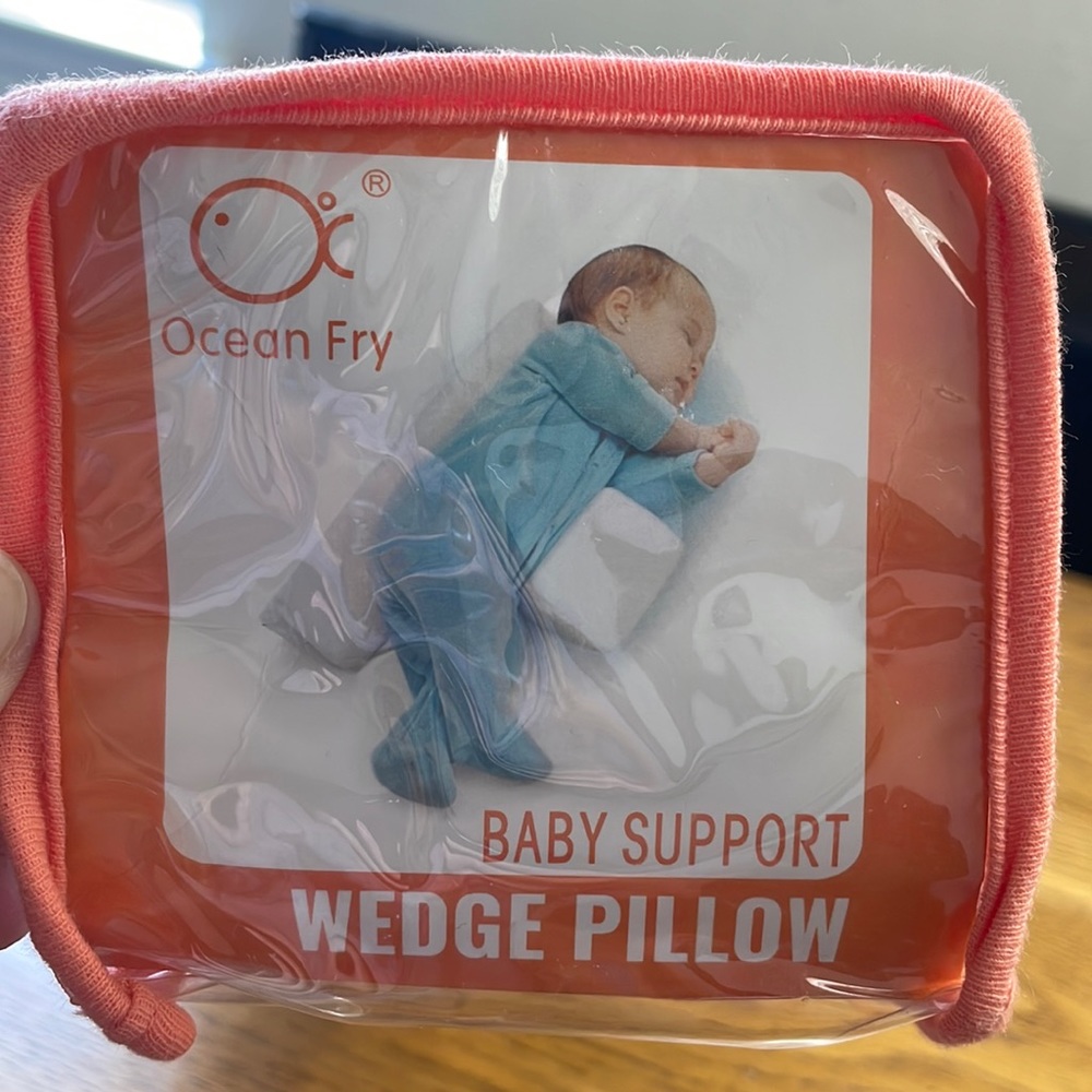 Jungle animals side sleeping baby support wedge